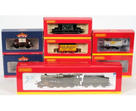 Hornby and Bachmann , a Class 8F 2-8-0 locomotive No 48706 with six wheel tender: in BR green livery (Heavily Weathered), tog