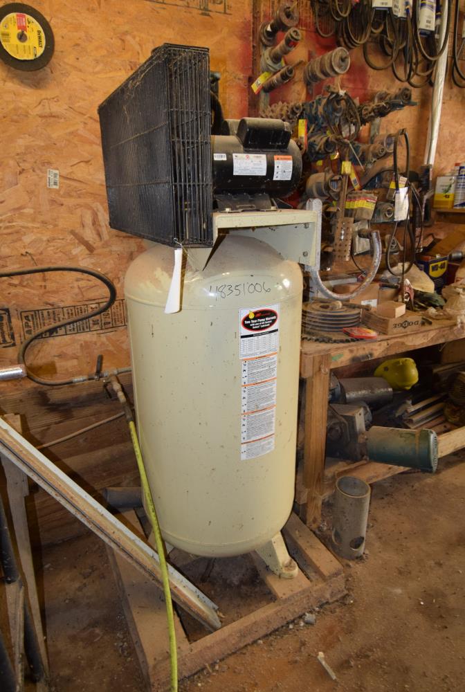 Ingersoll Rand 80 Gallon Reciprocating Air Compressor, Model TS4N5