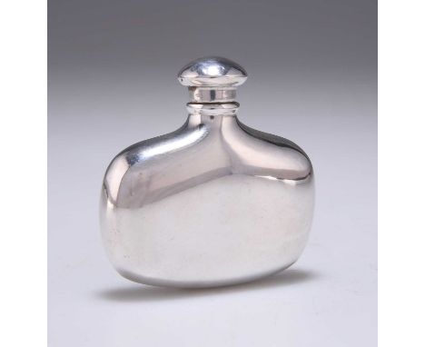 A LATE VICTORIAN SILVER SPIRIT FLASK by Cornelius Desormeaux Saunders &amp; James Francis Hollings (Frank) Shepherd, Birmingh