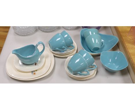 A Hugh Casson, “Cannes”, Midwinter part tea set (20)