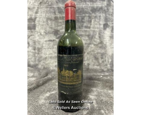 Vintage 1962 Chateau de Ville George, Grand Cru, 75cl 