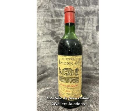Vintage 1966 Chateau Lyonnat, 75cl / AN42 