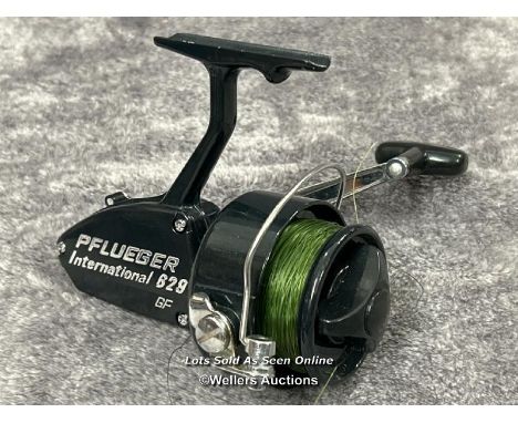 Vintage Pflueger International 629 fishing reel in good unused condition / AN29 