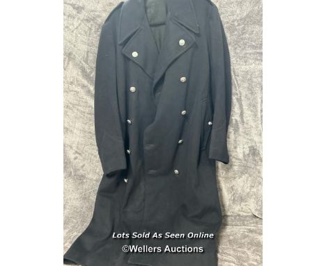 A vintage Lancashire Constabulary coat, no size shown / AN17 
