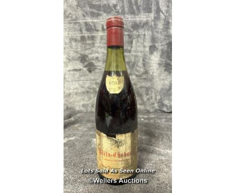 Vintage 1967 Domaine J.J. Confuron Nuits-Chaboeufs Burgundy, 75cl / AN42 