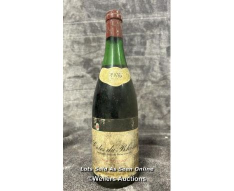 Vintage 1976 Cotes du Rhone, 70cl / AN42 