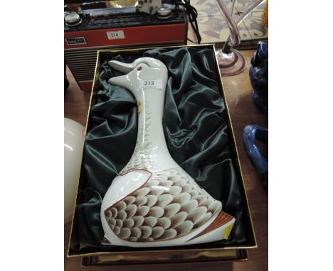 A Chabot Armagnac decanter Bernardaud Limoges in the form of a duck