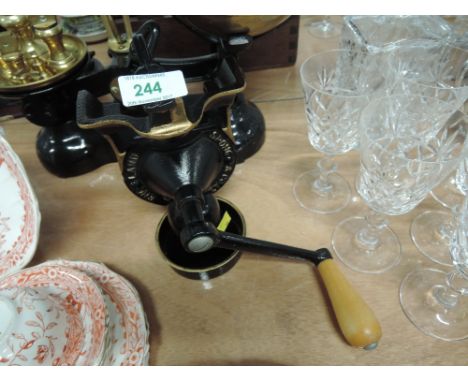 A vintage Spong and Co meat mincer grinder ideal kitchen decor