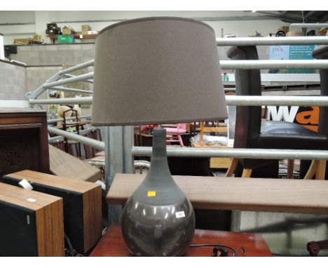 A modern table lamp
