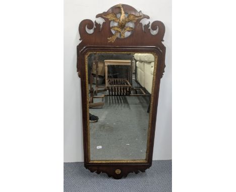 A George III mahogany Chippendale style wall mirror Location:If there is no condition report shown, please request