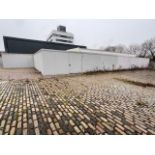 *Approx 136 - 8ft x 4ft Plywood Sheets, Galvanized Security Gates, Galvanized & Timber Posts