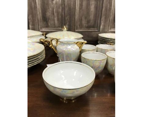 CONTINENTAL PEARLESCENT LUSTRE DINNER AND TEA SERVICE
