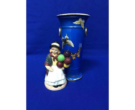 ROYAL DOULTON FIGURE OF BALLOON GIRL together with Noritake vase and matching jugs