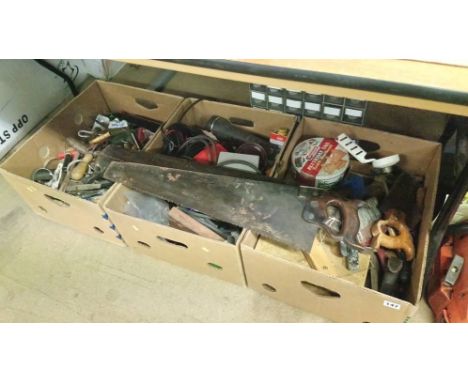 Three boxes of tools