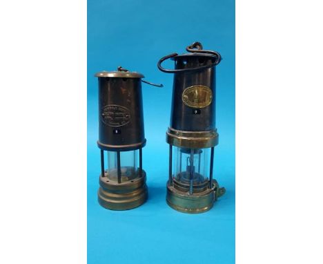A Patterson miners lamp and 1 other