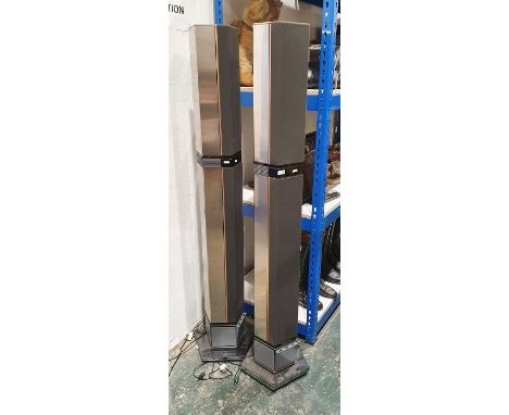 Pair of Bang &amp; Olufsen Beolab Penta Active loud speakers, type no.6632 and a Beosound Ouverture HX Pro CD player, type 26
