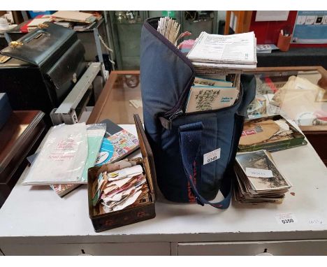 Collection of ordnance survey &amp; other maps, postcards &amp; stamps