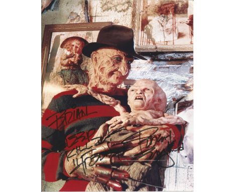 Robert Englund 10x8 signed colour photo pictured as Freddie Kruger. American actor, voice actor, singer, and director, best k