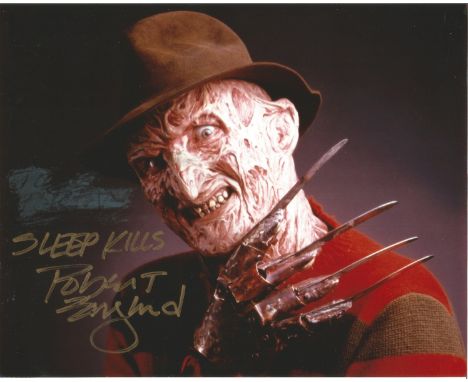 Robert Englund 10x8 signed colour photo pictured as Freddie Kruger. American actor, voice actor, singer, and director, best k