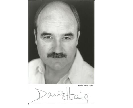David Haig signed 5.5x3.5 b/w photo. Olivier Award-winning English actor and FIPA Award-winning writer. He is known for playi