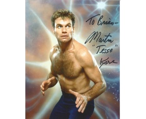 Martin Kove 10x8 signed colour photo dedicated to Brian. American film and television actor known for his work in films such 