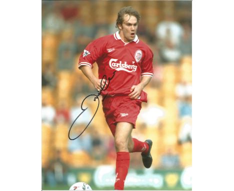 Football Jason McAteer 10x8 signed colour photo playing for Liverpool. Jason Wynne McAteer (born 18 June 1971) is a retired p