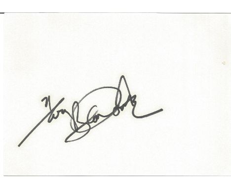 Harry Belafonte signed 6x4 white card. American singer, songwriter, actor, and social activist. One of the most successful Ja