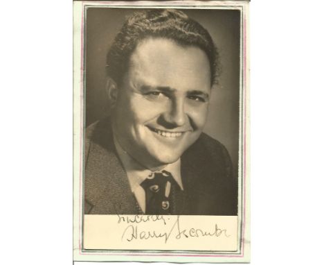 Harry Secombe signed 6x4 b/w photo. (8 September 1921 - 11 April 2001) was a Welsh comedian, actor and singer. Secombe was a 