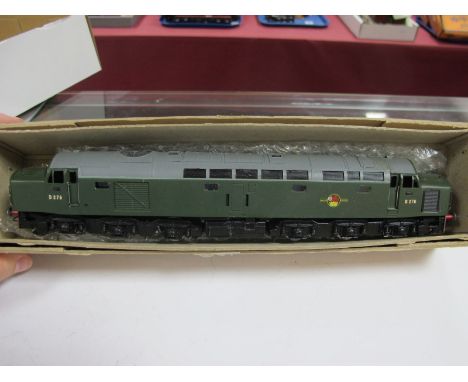 A Kit Built 'OO' Gauge/4mm Co-Co Deltic Diesel, BR green with R/No. D276 - all metal, appears built to a good standard, boxed
