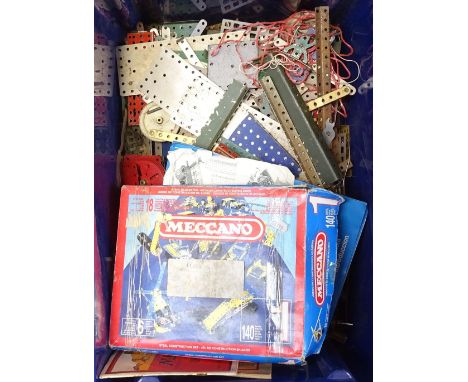 A large quantity of Vintage Meccano 