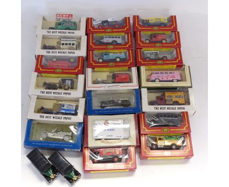A collection of Vintage model toy cars, including Cameo, Rolls Royce, New of the World etc 