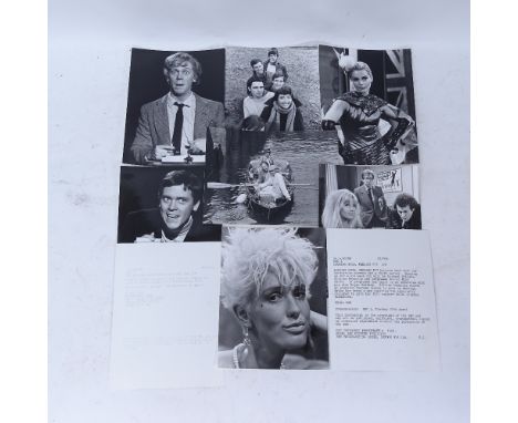 A quantity of Vintage BBC British comedy photographs, with details on reverse 