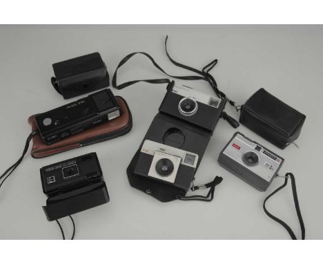 A Good Selection of Kodak Instamatic Cameras,including a Kodak Instamatic Camera 50, a Kodak Instamatic 25, a Kodak Pocket A-