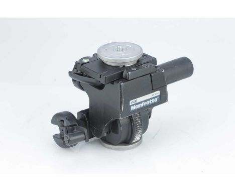 A Manfrotto #400 Geared Head,complete with quick release plate and raiser
