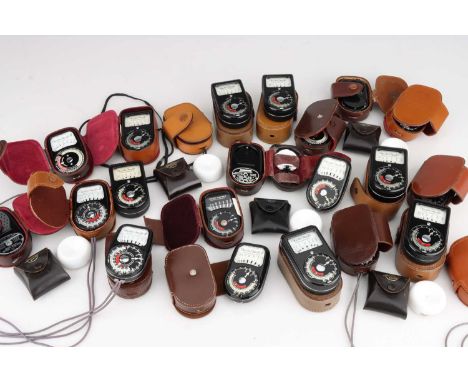 A Selection of 23 Weston Light Meters and Accessories,including Weston Masters, Master IIs, Master IIIs, and more (23).