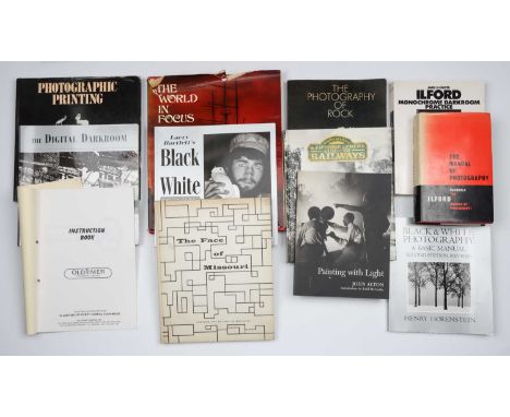 A Selection of Camera &amp; Photography Books,including Ilford Monochrome Darkroom Pratice, Painting with Light and more (a l