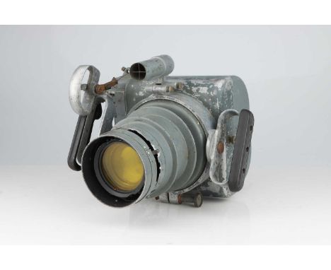 A Williamson F.24 General Purpose Aerial Camera,grey, type 25, with Dallmeyer Pentac f/2.9 8" lens, gearbox type E installed,