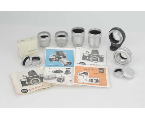 A Selection of Various Leica Accessories,for Leitz Visoflez, including 16472k, 16466M and more (a lot)