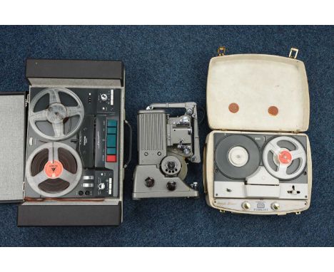 A Siemens Norge Stereo Tape Recorder,together with a Spectro Type PG projector and Fidelity Argyll Minor reel to reel, untest