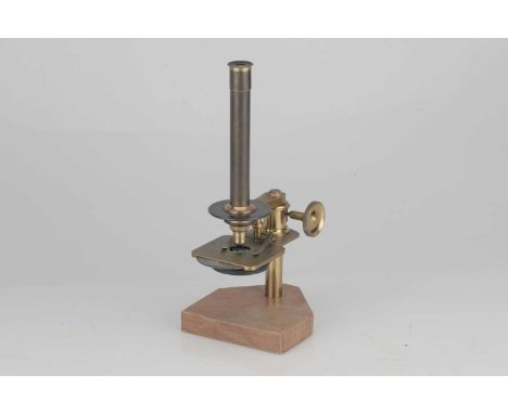 Magic Lantern Projection Microscope,English, c.1880, signed around the light shield, 'J. H. STEWARD, 406 STRAND LONDON', with