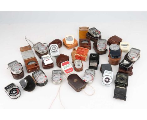A Large Selection of Light Meters,including Weston Mater IVs, Weston Master Vs, Bewi Quick, Sixtus FÃ¼r Die Leica, and more (