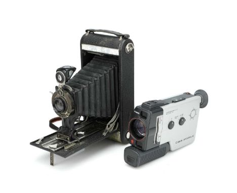 A Canon AF310XL-S Cine Camera,together with a Kodak No.3A Autographic JR camera, untested (2)