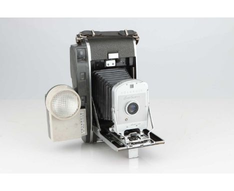 A Polaroid Model 150 Land Camera,with Polaroid Wink Light, Untested.