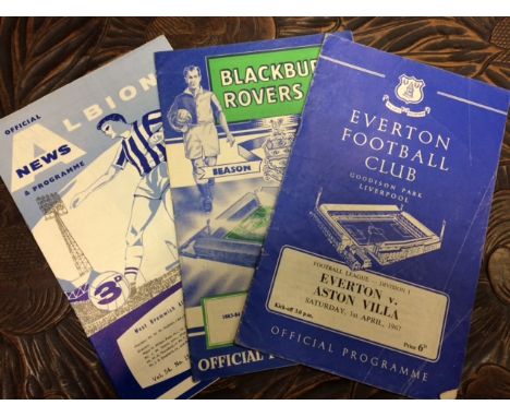 COLLECTION OF 1960s FOOTBALL PROGRAMMES
comprising mostly English teams with some Scottish teams, including Rangers FC, Wolve