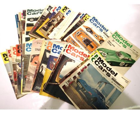 Model Cars magazine (includes Slot Car Racing) c1960-1970, fifty issues. P&amp;P Group 3 (£25+VAT for the first lot and £5+VA