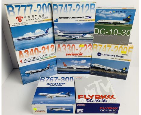 8x 1:400 Scale Airliner Model Aircraft - All Boxed. P&amp;P Group 3 (£25+VAT for the first lot and £5+VAT for subsequent lots