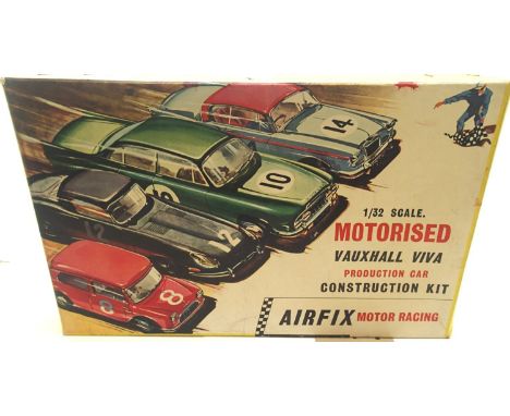 Vintage slot car, Airfix kit Vauxhall Viva, built and in original box. P&amp;P Group 1 (£14+VAT for the first lot and £1+VAT 