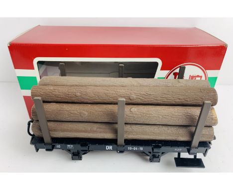 LGB G Gauge 45000 DR Timber Wagon - Boxed. P&amp;P Group 3 (£25+VAT for the first lot and £5+VAT for subsequent lots) 