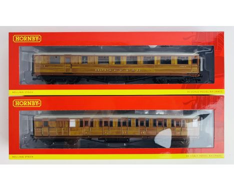 2x Hornby OO Gauge LNER Teak Passenger Coaches - To Include: R4826, R4829 - Boxed. P&amp;P Group 2 (£18+VAT for the first lot