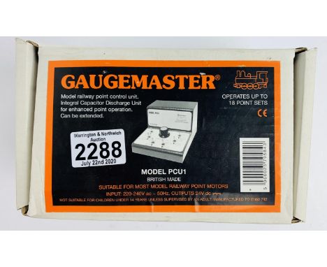 Gaugemaster PCU 1 - Model Railway Point Control Unit - New &amp; Boxed. P&amp;P Group 3 (£25+VAT for the first lot and £5+VAT